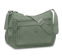 ONEKEREUN Bolso Bandolera Mujer Grande Nylon Bolsos de Mujer Ligero Bolso Cruzado Multibolsillos Crossbody Bag Mediano Casual Bolsos de Mano con Correa Ajustable para Escuela Viaje Trabaja