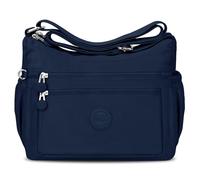 ONEKERUN Bolso Bandolera Mujer Grande Multibolsillos Bolsos Casual Bolsillos Bolso Cruzado Nylon Bolso Mujer Ajustable Bolso de Hombro Moda Crossbody Bolso para Escuela Viaje Trabaja