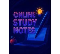 oneline study note: A Digital Learning Companion to Organize Lessons, Deadlines, and Study Goals