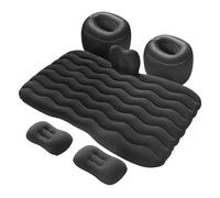 ONEMAJI 1 Pieza Colchón Inflable para Coche para Porsche 911 992.2 2024 2025 2026 Portátil Cama de Camping con Almohadas y Bomba de Aire Asiento Trasero Viaje,Black