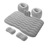 ONEMAJI 1 Pieza Colchón Inflable para Coche para Renault Megane E-Tech Electric 2022 2023 2024 2025 2026 Portátil Cama de Camping con Almohadas y Bomba de Aire Asiento Trasero Viaje,Grey