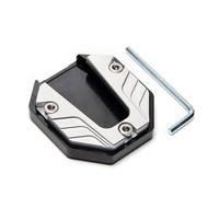 ONEMAJI 1 Pieza Extensión de Caballete Lateral para Moto para Moto Guzzi V7 II Stone (2014-2016) Placa Ampliadora de Soporte Base de Estacionamiento,Silver