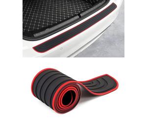 ONEMAJI 1 Pieza Protector de Maletero de Coche Goma para Skoda Kodiaq/Karoq/Superb 3V III 2019-2023, Protector de Parachoques Trasero Antirrayas Cubierta de Umbral de Carga Tira Protectora,B