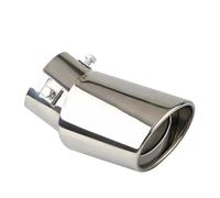 ONEMAJI 1 Ud Acero Inoxidable Cola de Escape para Suzuki Alto Silenciador Terminal de Tubo Fácil Instalación Resistente al Óxido,Bend-Silver