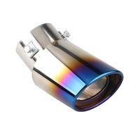 ONEMAJI 1 Ud Acero Inoxidable Cola de Escape para Suzuki SX4 S-Cross 2020 2021 Silenciador Terminal de Tubo Fácil Instalación Resistente al Óxido,Bend-Blue