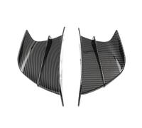 ONEMAJI 2 Piezas Alerón Aerodinámico Moto para Voge Brivido 125R | Alerón de Moto Alas Aerodinámicas y Deflector de Carenado Lateral Accesorios de Moto para Carenado Frontal y Parabrisas