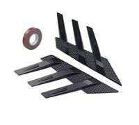 ONEMAJI 2 Piezas Aleron de Ventana Trasera para Honda HR-V Bj.2015-2021, Persiana Lateral Adhesiva Pegatina Decoracion Accesorio Exterior Spoiler Auto