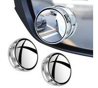 ONEMAJI 2 Piezas Espejos de Punto Ciego Autos para Ferrari 308/328/348/360/458/488/550/599, 360° Giratorio Ajustable HD Retrovisor de Punto Ciego Seguridad en La Conducción