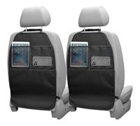 ONEMAJI 2 Piezas Protector de Respaldo Asiento para Dodge Hornet 2023 2024, Impermeable Almacenamiento Espacial de Gran Tamaño Cubierta Protectora,B Style with 2 Pockets