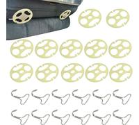 ONEMAJI 24 Piezas Ganchos de Fundas de Asientos de Vehiculos para Mercedes Benz GLE 300d 400d 350 400 W167 2020, Clips de Instalacion Fijos Accesorios Interior de Automovil,2mm White