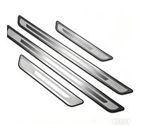 ONEMAJI 4 Piezas Acero Inoxidable Protector Umbral Puerta Coche para Subaru Impreza e-Boxer 2020 2021 2022 2023, Molduras de Umbral de Puerta Coche Tiras de Umbral,C