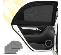 ONEMAJI 4 Piezas Parasol Coche Bebé para VW T-ROC 2019-2026, Mosquitera para Ventanilla Lateral, Red Antimosquitos Auto y Protector Solar Coche, Protección UV