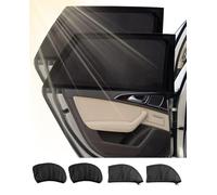 ONEMAJI 4 Piezas Parasol de Coche para Ventana Lateral para Tesla Model 3 2020-2024, Ventana Coches Trasero Sombrilla Protector Solar Coche, SUVs