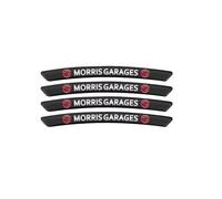 ONEMAJI 4 Piezas Pegatinas de Llantas para MG Comet EV 2023-, Calcomanías de Ruedas Embellecedor de Cubos Aleación Metálica Duradero,Black