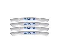 ONEMAJI 4 Piezas Pegatinas para Ruedas para Coche para Dacia Lodgy 2012-2022, Adhesivos para Bordes Llantas para Ruedas Calcomanías Decorativas de Coche