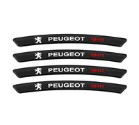 ONEMAJI 4 Piezas Pegatinas para Ruedas para Coche para Peugeot 206 207 307 308 3008 4008 5008 GT Line, Adhesivos para Bordes Llantas para Ruedas Calcomanías Decorativas de Coche