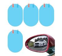 ONEMAJI 4 Piezas Película de Espejo Retrovisor de Coche para Ford Puma St-Line 2020 2021 2022 2023, Rearview Mirror Waterproof Sticker Pegatina Anti Lluvia