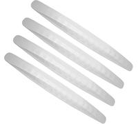 ONEMAJI 4 Piezas Protector Parachoques Coche para Dodge Challenger 2015-2023, Protector Parachoques Tira de Protección Antigolpes Bordes Carrocería,White