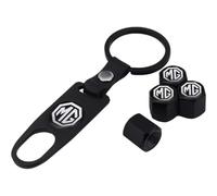 ONEMAJI 4 Piezas Tapones de Válvula de Aleación de Aluminio para MG ZS MG4 MG5 ZS EV 2022 2023, Protectores para Válvulas De Neumáticos Resistentes A La Corrosión