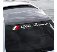 ONEMAJI Calcomanía para Parabrisas Delantero y Trasero de Coche para Alfa Romeo Limousine Typ 159 2005-2011, Etiqueta Engomada de La Ventana del Coche Banda Parasol