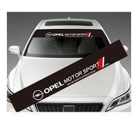ONEMAJI Calcomanía para Parabrisas Delantero y Trasero de Coche para Opel Corsa D A B C E F OPC Accessories 2021-2017, Etiqueta Engomada de La Ventana del Coche Banda Parasol