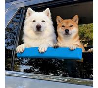 ONEMAJI Cojín de Ventana para Perros para Fiat Topolino 2023-, Cómodo Protector Suave Protectores de Descanso de Ventana para Perros para Coche,Blue