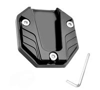 ONEMAJI Extensión de Caballete Lateral para Kawasaki Z650 Z 650 2017-2025, Ampliador Soporte Moto Placa de Estacionamiento Base Ensanchada Estable,Black
