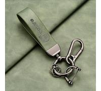 ONEMAJI Llavero de Coche para Volvo S40 S80 V50 V70 XC60 XC70, Mosqueton Llavero Anti Pérdida Anillos para Llaves de Coche Multifuncional Regalo Hombre Mujer,Green