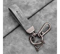 ONEMAJI Llavero de Coche para Volvo S90 L (2016) 2016-2020, Mosqueton Llavero Anti Pérdida Anillos para Llaves de Coche Multifuncional Regalo Hombre Mujer,Grey