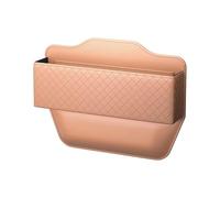 ONEMAJI Organizador de Huecos Asiento Coche para Dacia Sandero Stepway 3 2020-2023 2024 Relleno de Espacio Asiento Delantero Cuero PU Caja de Almacenamiento,Brown
