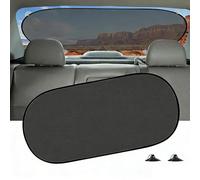 ONEMAJI Parasol Coche Luna Trasera para Kia e-Soul 2020 2021 2022 2023 2024 2025, 100x50cm Protección UV con Ventosas, Rejilla Plegable Flexible, 1 Unidad