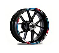 ONEMAJI Pegatinas Reflectantes para Llantas de Motocicleta para Kawasaki Ninja ZX-6R (2024-present),Tiras Adhesivas Impermeables para Borde Interior de Rueda,1 Juego,Multi-Colored