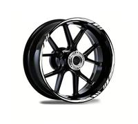 ONEMAJI Pegatinas Reflectantes para Llantas de Motocicleta para Kawasaki Vulcan 1700 Vaquero (2011-2023),Tiras Adhesivas Impermeables para Borde Interior de Rueda,1 Juego,Silver