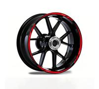 ONEMAJI Pegatinas Reflectantes para Llantas de Motocicleta para Yamaha XSR700 XTribute (2019-2022),Tiras Adhesivas Impermeables para Borde Interior de Rueda,1 Juego,Red