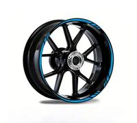ONEMAJI Pegatinas Reflectantes para Llantas de Motocicleta para Yamaha YZF-R125 (2014-2018),Tiras Adhesivas Impermeables para Borde Interior de Rueda,1 Juego,Blue