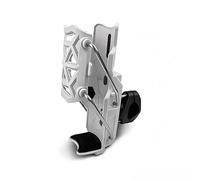 ONEMAJI Soporte para Vasos de Motocicleta para Peugeot Django 50 (2014-2024), Portabidones Giratorio de 360° con Sujeción Automática y Tiras Antideslizantes,Grey