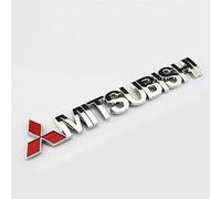 ONEMAJI Vehiculo Adhesivo de Logotipo para Mitsubishi Colt Turbo/Hybrid 2024, Carrocería Gráfico Calcomanía Signo Sello Rótulo Sticker Decoración Identificacion