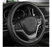 ONEMAJI Volante Cubierta para Seat Leon ST Sportstourer AB 4/2020, Funda Volante Coche Cuero Artificial Negro Coche Protector Volante, Funda Volante Anti Deslizante,O