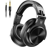 OneOdio A71 - Auriculares de grabación de Estudio de Alta resolución, Auriculares con Cable con SharePort, monitoreo Profesional y Mezcla Plegables con Sonido estéreo (Negro)