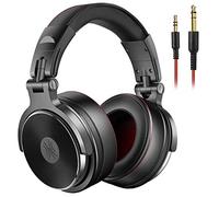 OneOdio - Auriculares cerrados DJ Studio para monitorización y mezcla, graves profundos, sin adaptador, auriculares de proteína piel, aislamiento de ruido,giratorio 90 °, portátiles cubreoído de estudio (versión actualizada)