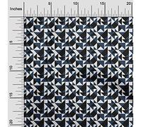 oneOone Flex Algodn Tela tri¡ngulo Geometrico Tela De Decoracin Impresa Por El Metro. 40 Pulgadas De Ancho