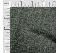 oneOone Popeln de algodn Tela floral artstica Sashiko Imprimir Tela bty 56 pulgadas de ancho