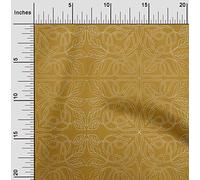 oneOone Popeln de algodn Tela Sashiko artsticas hojas impresin de la tela imprime por la yarda 56 pulgadas de ancho