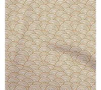 oneOone Spandex De Poliester Mostaza Oscura Tela Japones Tradicional Asi¡tico Vestir Tela De La Impresin Material De La Tela Por Metros 56 Pulgada De Ancho