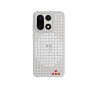 OnePlus Funda Magnética 15 para OnePlus 15 - Gris | Diseño de Rejilla Personalizable | Patrón de Agujeros Transpirables | Protección a Prueba de Golpes | Anillo Magnético Fuerte N52 | Funda Delgada