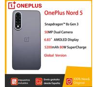 ONEPLUS Nord 5 5G Smartphone 12GB + 512GB Dual Sim Pantalla 6.8 pulgadas Batería 5200mAh - Gris Fantasma