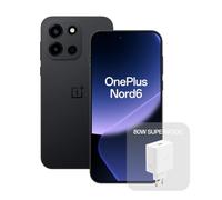 OnePlus Nord 6 AI Smartphone 12GB+512GB, Snapdragon 8s Gen 4, Batería 7500mAh, 6.78"" Pantalla 165Hz 1.5K Sunburst AMOLED, 50MP Sony OIS, 4K 60fps, Cargador 80W, IP68/69K, 32MP Selfie, Negro