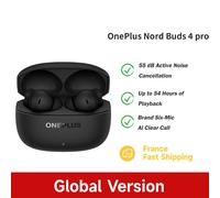 OnePlus Nord Buds 4 Pro Versión Global Auriculares Inalámbricos TWS Audio de Alta Resolución Cancelación Activa de Ruido de 55dB Bluetooth 6.0 Grey