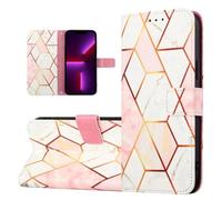 OnePlus Nord CE4 Lite - Funda tipo cartera de piel con tapa de mármol, funda protectora con función atril magnético para OnePlus Nord CE4 Lite para mujeres y niñas, con ranuras para tarjetas, correa