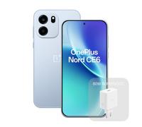 OnePlus Nord CE6 AI Smartphone, Snapdragon 7s Gen 4, Batería 7500mAh, 6.78" Pantalla 144Hz 1.5K AMOLED, Cámara 50MP OIS, Vídeo 4K, Cargador 80W SUPERVOOC, IP68/69K, 32MP Selfie, Azul